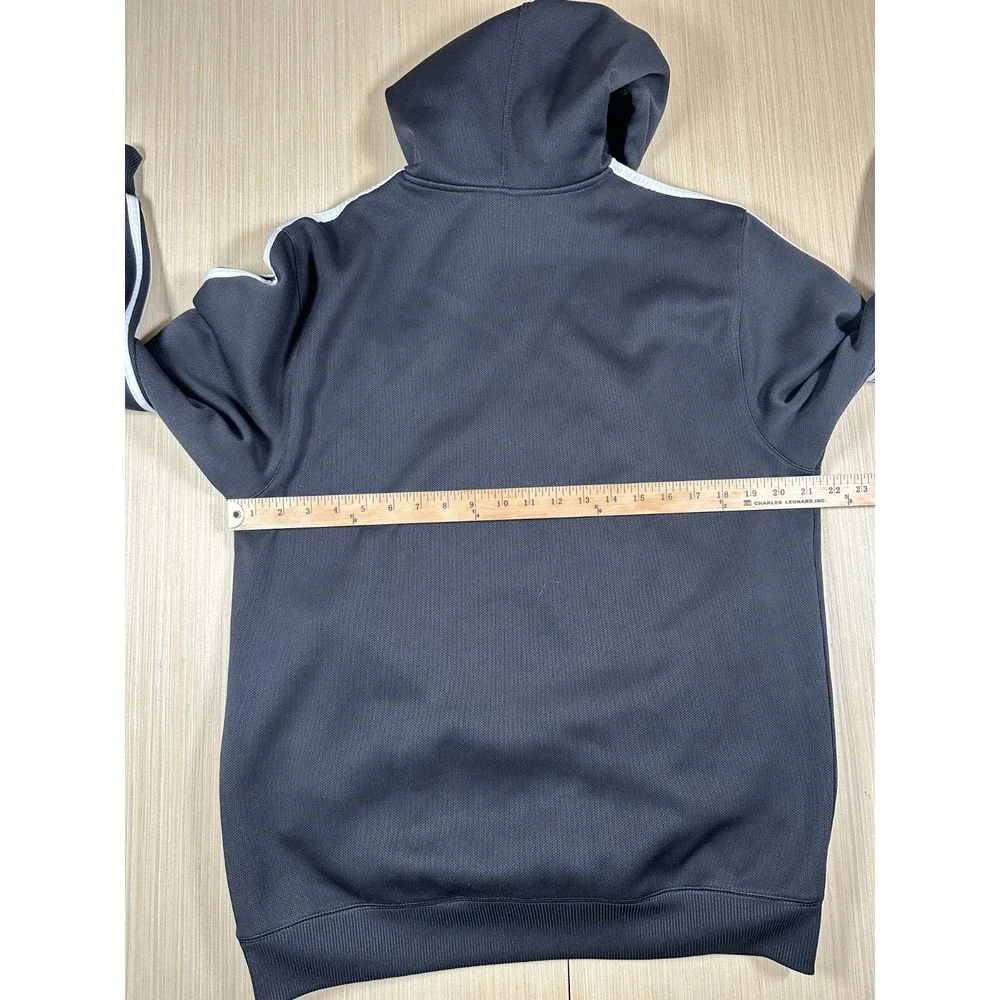 Adidas‎ Hoodie Mens Large Navy Blue Brooklyn Nets Athletic Training Performance